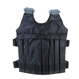 SUTEN 20kg/50kg Loading Weighted Vest For Boxing Training Workout Fitness Equipment Adjustable Waistcoat Jacket Sand Clothing